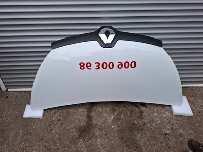 Капот кришка передня renault trafic iii білий фото №1