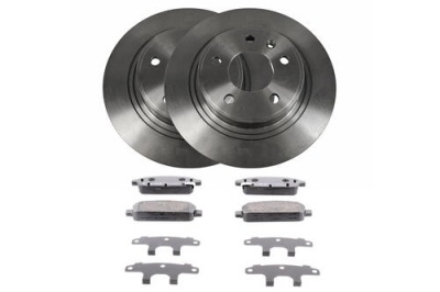 Тормозные диски тормозные + тормозные колодки vaico v40-1750 фото №1