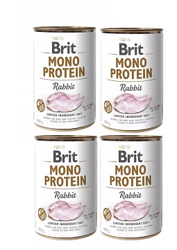 BRIT Mono Protein Rabbit monoproteinowa karma królik 6x 400 g