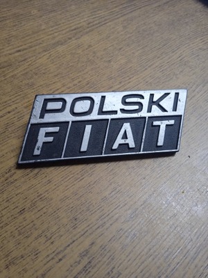 Emblemat znaczek POLSKI FIAT.