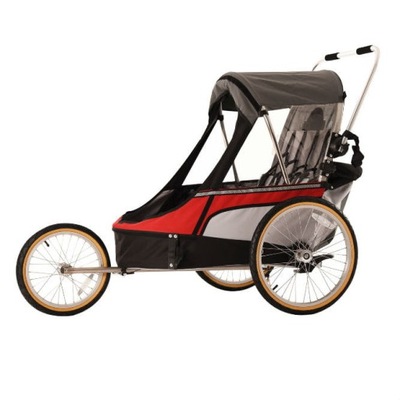 Przyczepka rowerowa Wike 3w1 Premium Double jogger