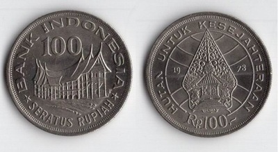 INDONEZJA 1978 100 RUPIAH