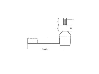 ШАРНИР ШАРОВЫЙ 352MM, Ø26, M14X1.5