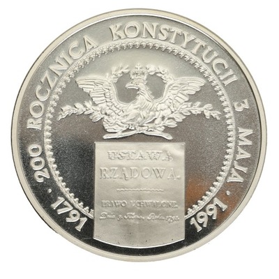 200.000 zł - Rocznica Konstytucji 3 Maja - 1991 r