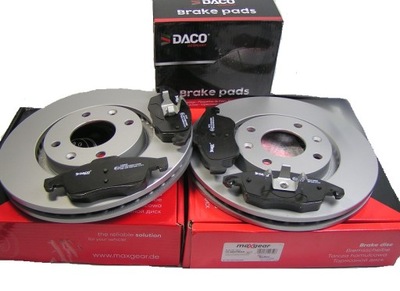 Тормозные диски + тормозные колодки перед berlingo partner 2008 - фото №1