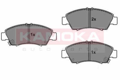 ZAPATAS DE FRENADO PARTE DELANTERA KAMOKA JQ1011554  