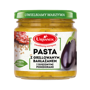 Pasta z bakłażanem i suszonymi pomidorami 180g