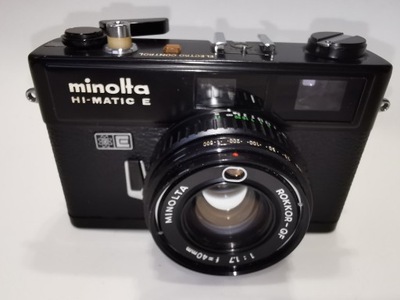 Minolta Hi-Matic E Rokkor QF 40mm f 1.7