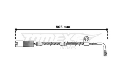 SENSOR KLOCK. HAMULC. BMW 5 E39 PARTE DELANTERA  