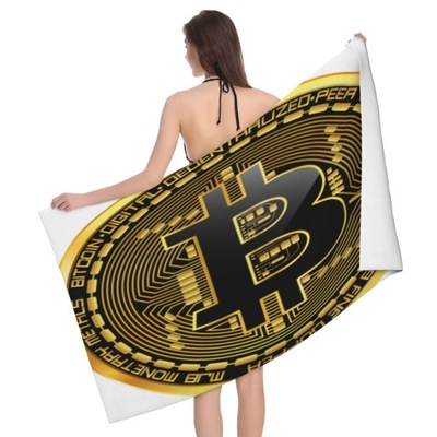Bitcoin ręcznik plażowy 80x130