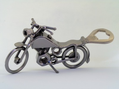 Figurka metalowa MOTOR MOTOCYKL otwieracz do butelek
