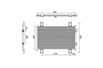 MAGNETI MARELLI CONDENSADOR CITROEN JUMPER AUTOBÚS 230P1.9 D  