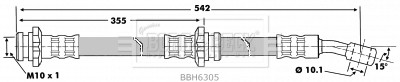 BORG & BECK BBH6305 CABLE DE FRENADO ELASTYCZ  