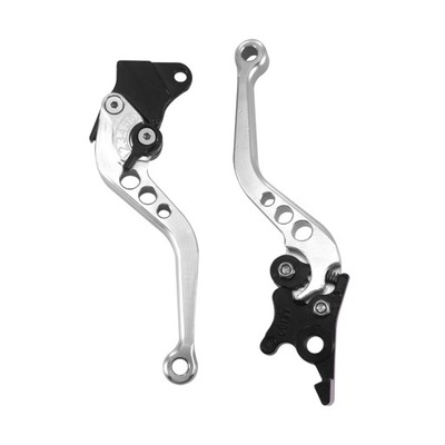 2 PIEZAS WYSOKIEJ DE CALIDAD PIE MOTOCYKLA SOPORTE FRENOS DE COLORES CNC~6376  