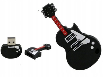 PENDRIVE GITARA Akustyczna MUZYKA USB PAMIĘĆ 64GB