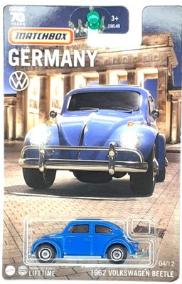 MATCHBOX GERMANY 1962 VOLKSWAGEN BEETLE NOWY