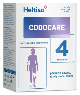 HELTISO CODOCARE 4 Siatka elastyczna opatrunkowa 100 cm