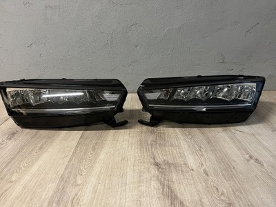 Skoda octavia iv комплект лампа перед левая правая фото №1