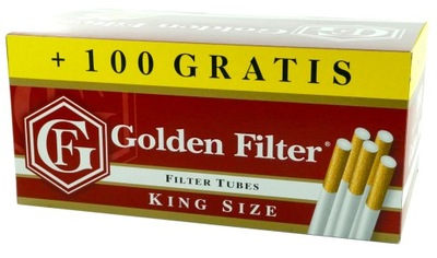 Gilzy papierosowe GOLDEN FILTER 1100szt