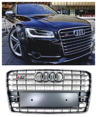 Audi a8 s8 d4 lift 4h0 2014-2017 решётка радиатора решётка радиатора 4h0853651ah1rr фото №1