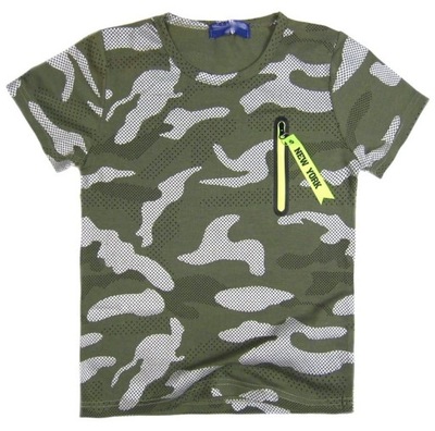 koszulka MORO t-shirt 182 *DEFENSE* 14Y khaki