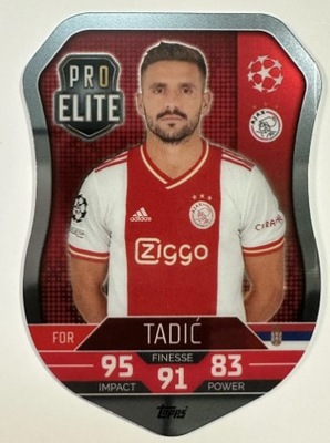 TOPPS MATCH ATTAX PRO ELITE CHROME SHIELD TADIC