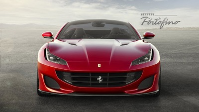 FERRARI PORTOFINO PARAGOLPES SOPORTES PARTE DELANTERA CAPO  