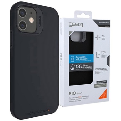 Plecki Gear4 do Apple iPhone 12 Mini Rio Snap czarny