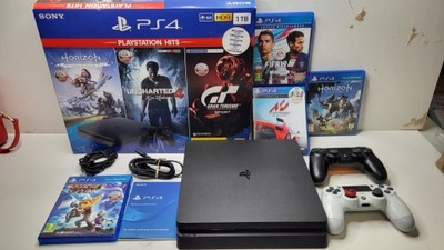 KONSOLA SONY PLAYSTATION 4 PS4 SLIM 320GB GRY PADY ZASILACZ KOMPLET GWR