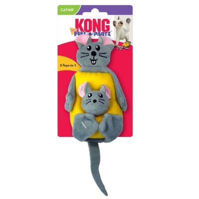 Zabawka z kocimiętką dla kota Kong Pull-A-Partz Cheezy
