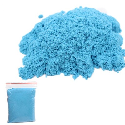 Piasek kinetyczny kinetic sand dla dzieci 1kg magiczna piaskolina niebieska