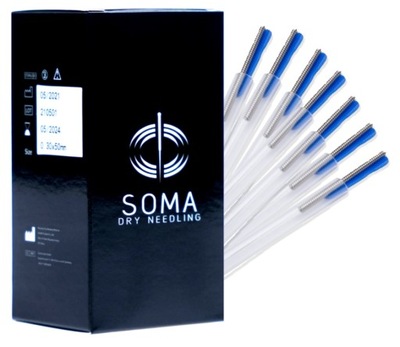 Igły do akupunktury SOMA prowadnica 0,30x30 mm