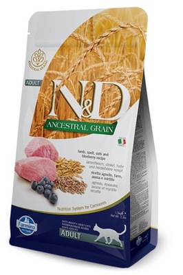Farmina N&D Ancestral Grain feline ADULT karma sucha 5kg