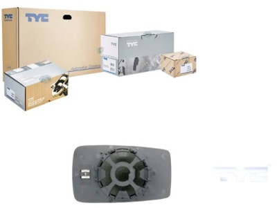 Tyc 302-0003-1 скло дзеркало, дзеркало зовнішнє фото №1