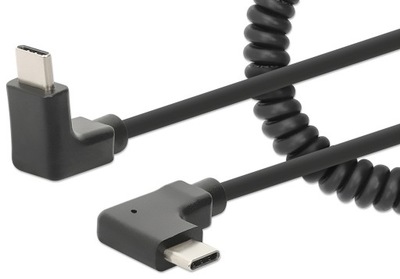 Kabel USB typ C - USB typ C Manhattan 356213 1 m czarny