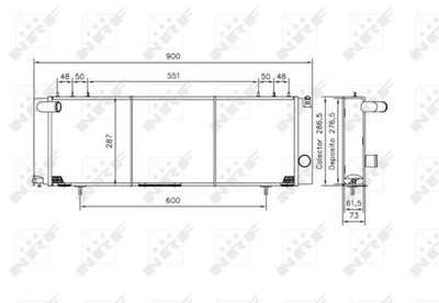 AUŠINTUVAS VANDENS NRF 50231 