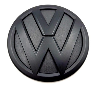 VW VOLKSWAGEN EMBLEMA INSIGNIA PARTE TRASERA NEGRO 110CM 11CM  