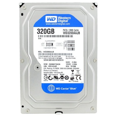 Dysk WD 320Gb WD3200AAJB 7200Rpm 8Mb ATA 3,5''