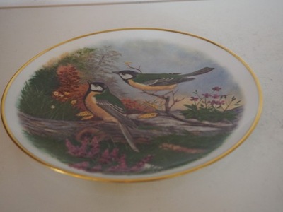 Talerz dekoracyjny kolekcjonerski Kaiser ptaki