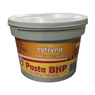 PASTA BHP ŚCIERNA 500G CYTRYNOWA