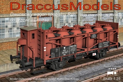 DraccusModels Model Kartonowy wagon Rnh 2/2020