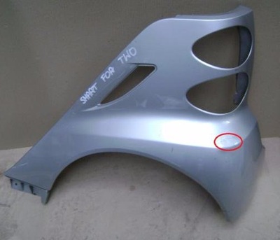 Крила лівий задня smart for two фото №1