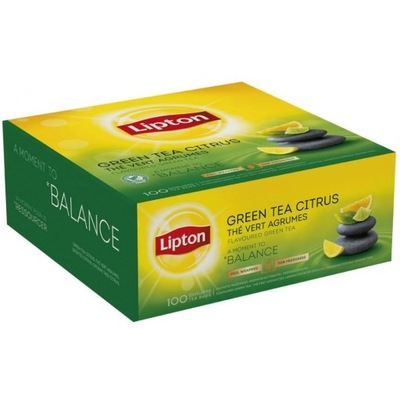 Herbata LIPTON zielona (100 kopert) Green Tea Citr