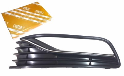Решітка заглушка бампера ліва vw polo v 6c0854661c фото №1
