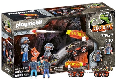 Playmobil 70929 Dino Rise Dino Mine Wózek rakieta