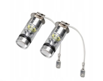 2 PIEZAS H3 6000K 100W DIODAL LUMINOSAL LED 20-SMD AL DUZEJ POTENCIA  