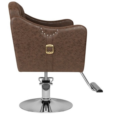 HAIR SYSTEM FOTEL FRYZJERSKI 0-90 BRĄZOWY