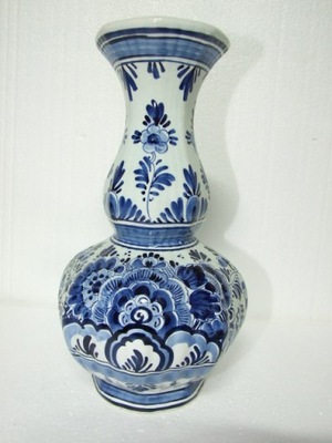 WAZON DELFT - PORCELANA - RĘCZNIE MALOWANY