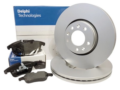 DELPHI DISCOS ZAPATAS PARTE DELANTERA CITROEN C5 3 304 MM  