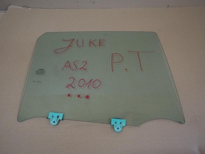 Скло двері права задня задня nissan juke 2010 as2 фото №1